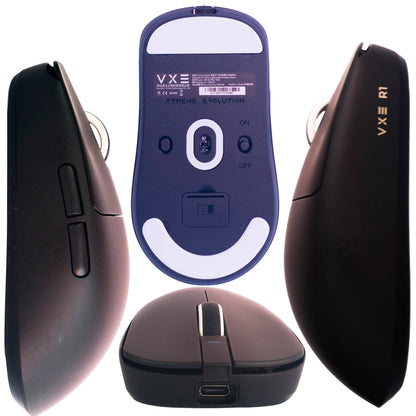 MOUSE GAMER INALAMBRICO VXE R1 PRO MAX RECARGABLE